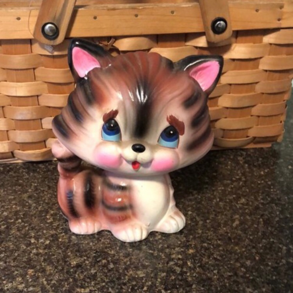 Vintage kitty bank